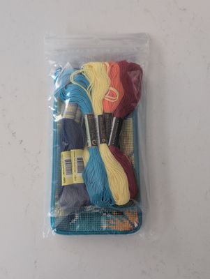 Stitch &amp; Zip Bright Hibiscus Eyeglass Case