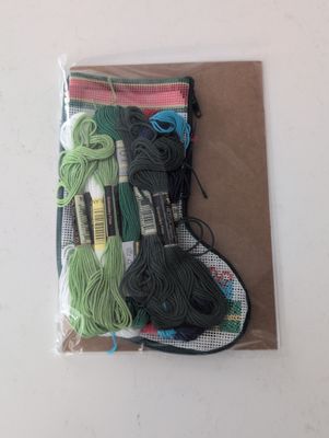 Stitch &amp; Zip Christmas Tree &amp; Gifts Stocking