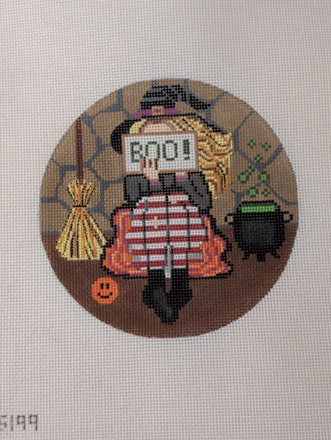 Witch Boo Stitching Girl