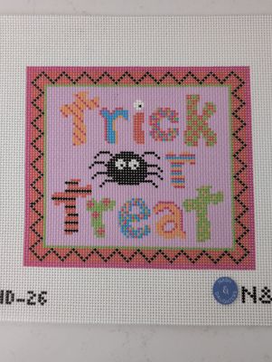Colorful Trick or Treat Sign