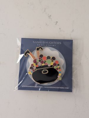 Colorful Bubble Cauldron Needle Minder