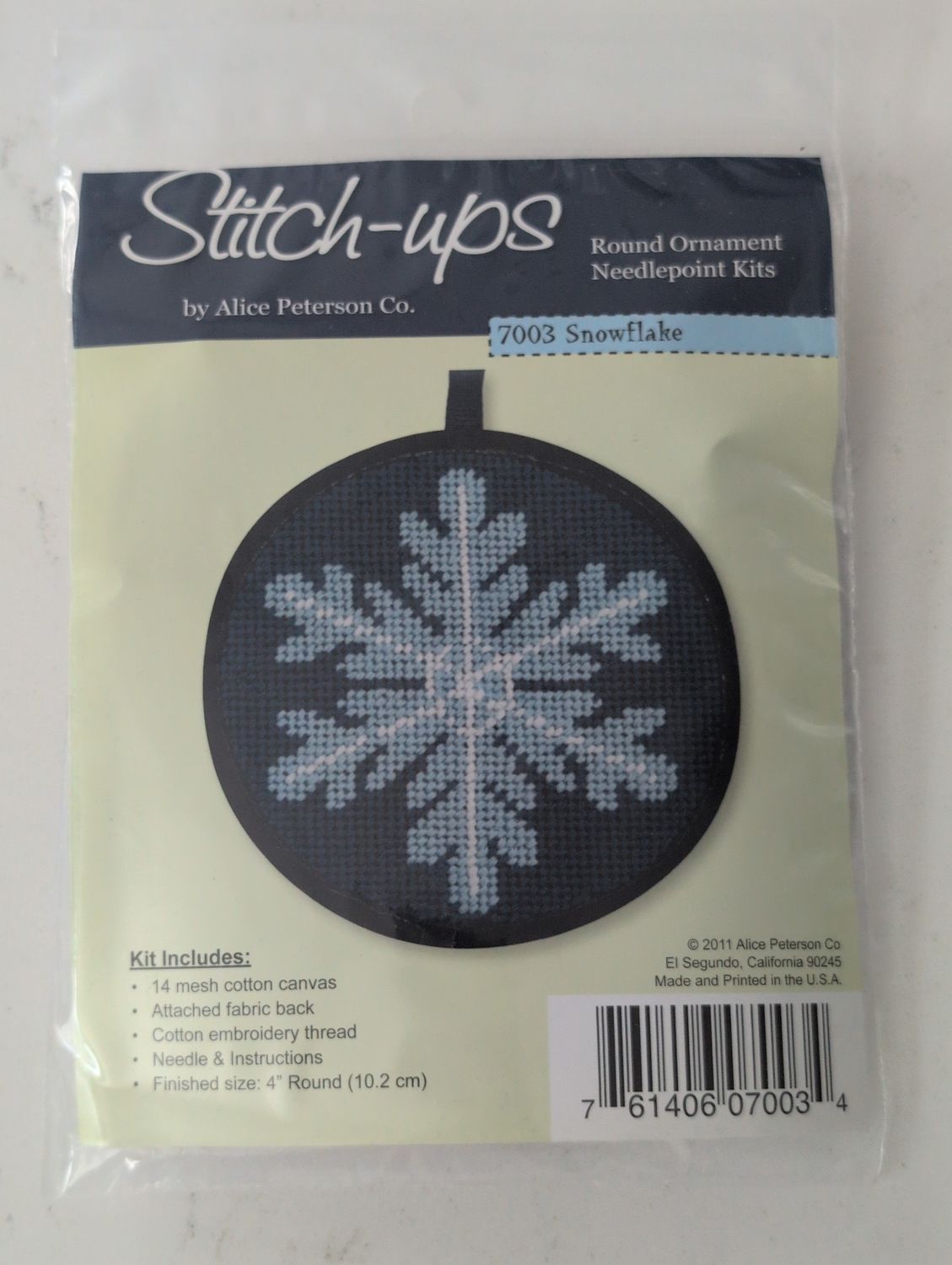 Stitch-Ups Snowflake Ornament