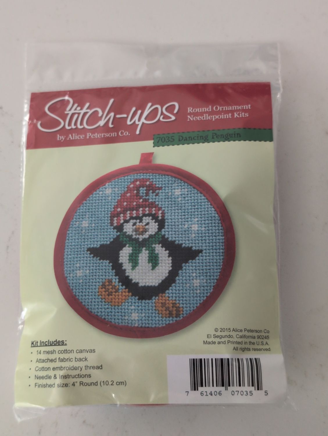 Stitch-Ups Dancing Penguin Ornament