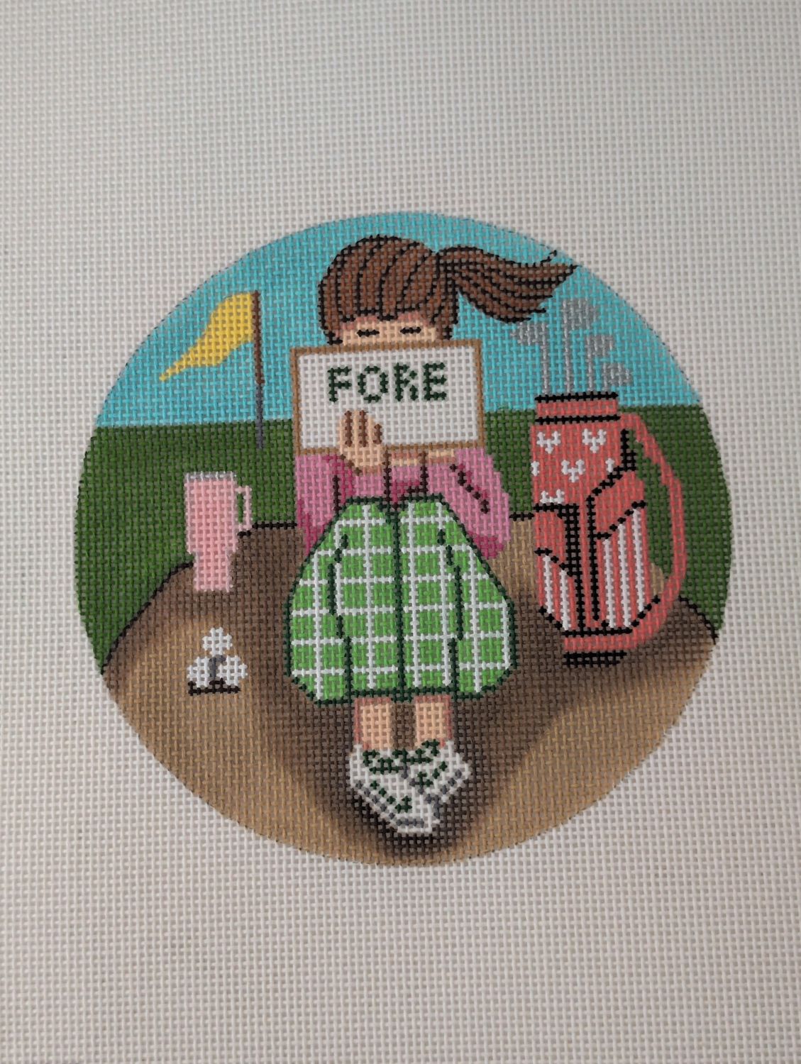 Golf Stitching Girl