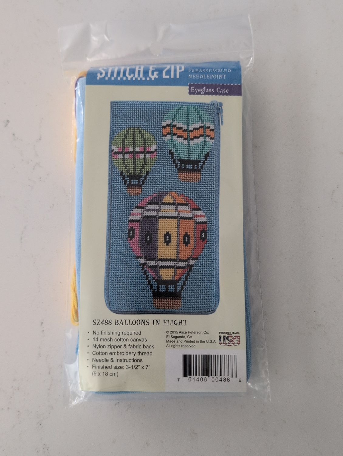Stitch &amp; Zip Balloons in Flight Eyeglass Case