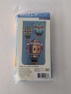 Stitch &amp; Zip Balloons in Flight Eyeglass Case