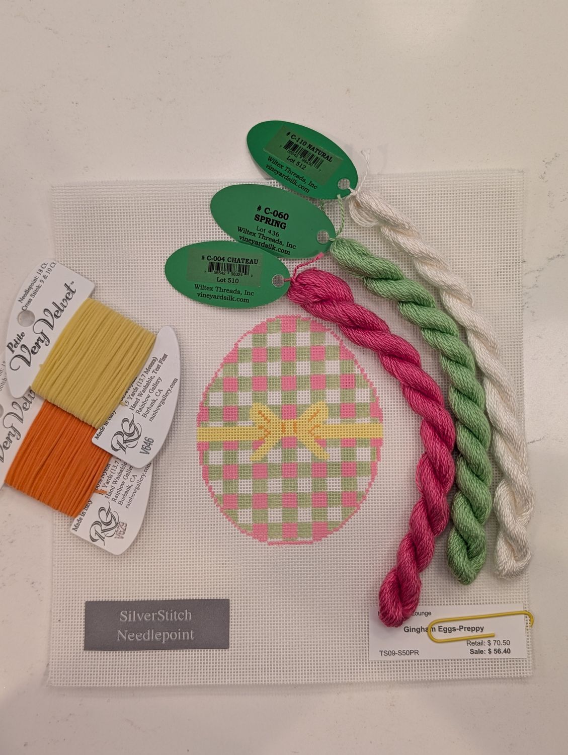 Gingham Eggs-Preppy Kit