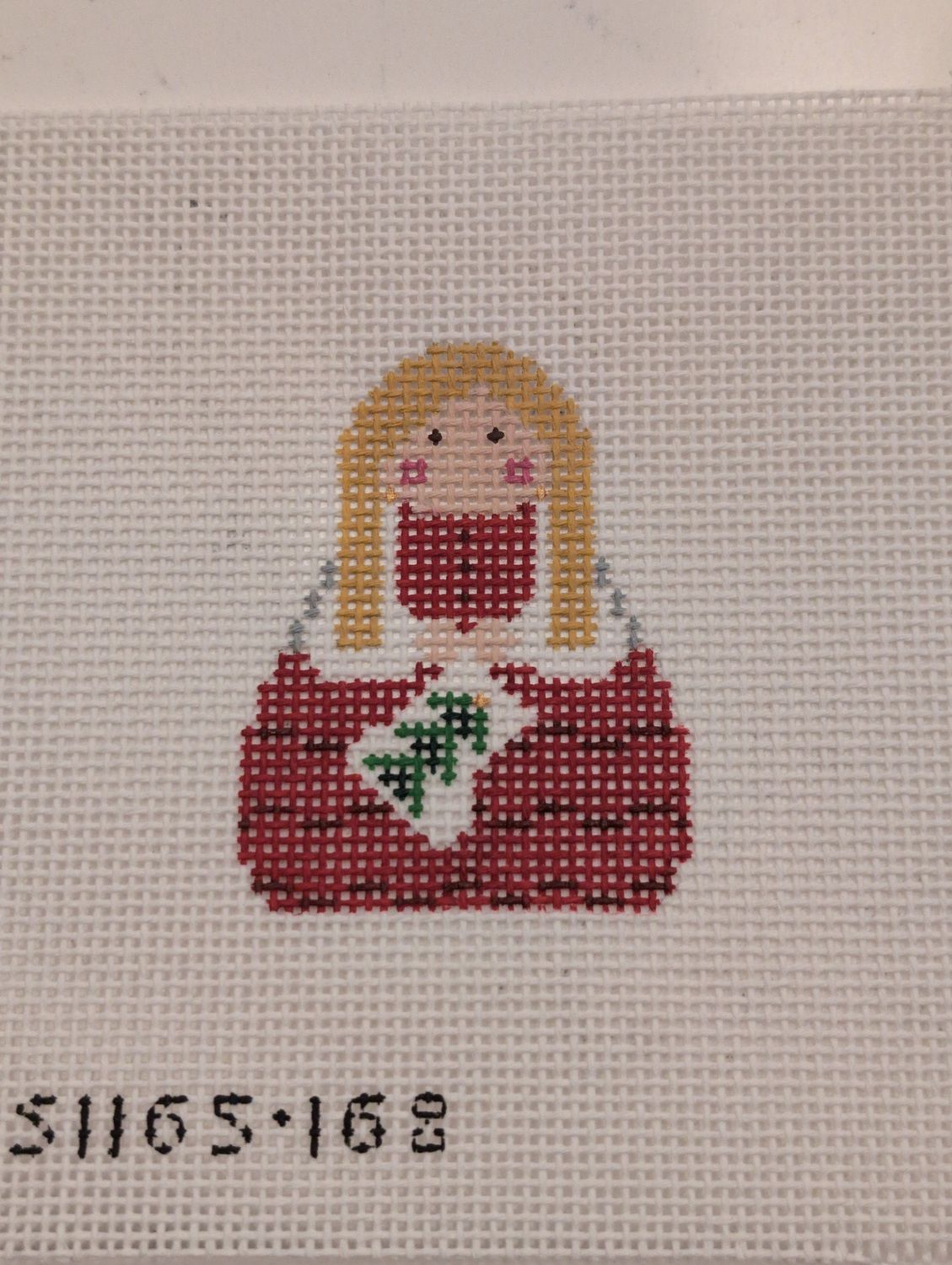 Bauble Stocking Angel Printed