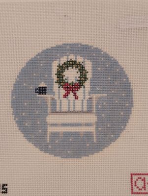Adirondak Chair with Hot Cocoa