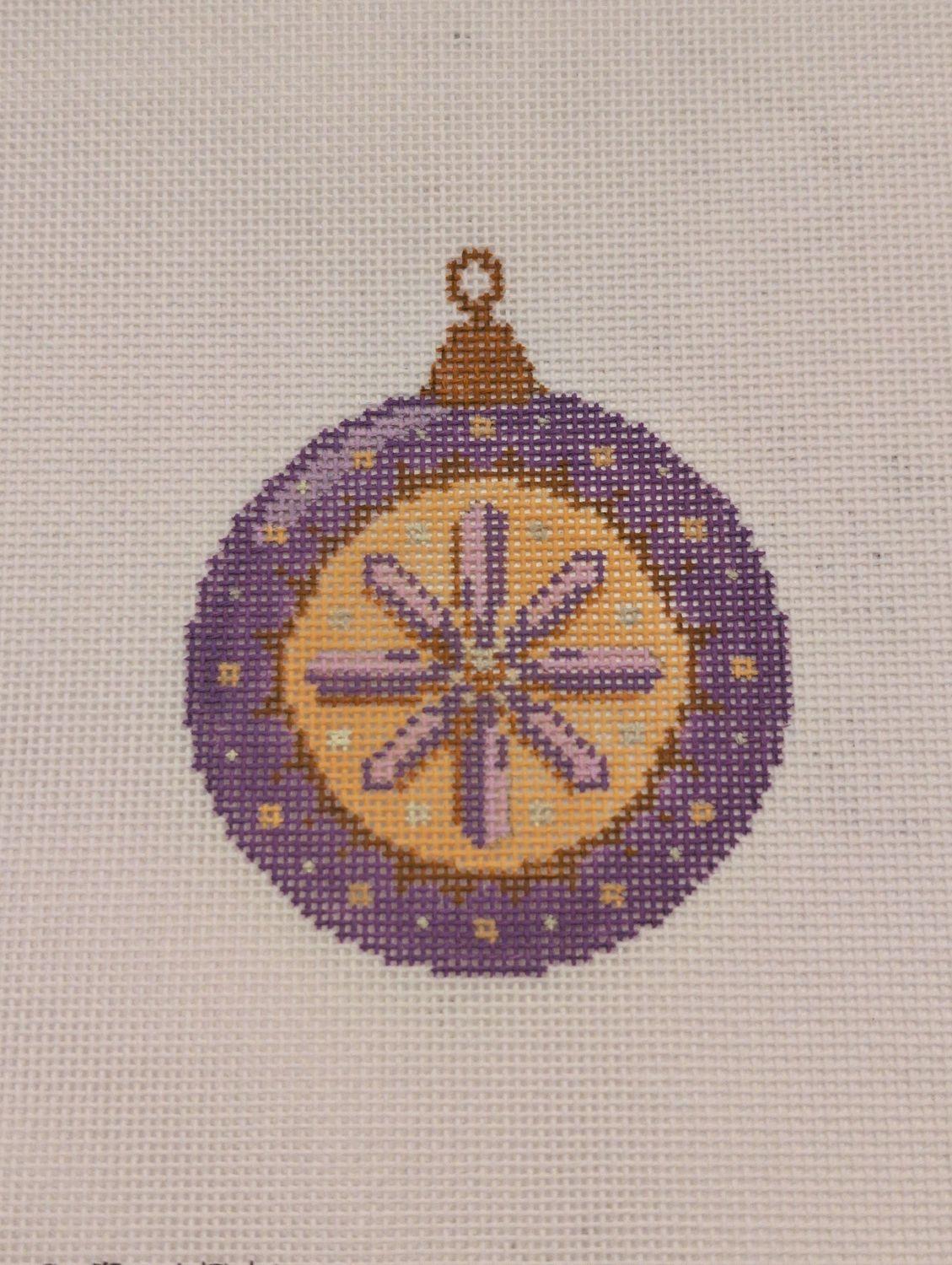 Vintage Ornament Plum