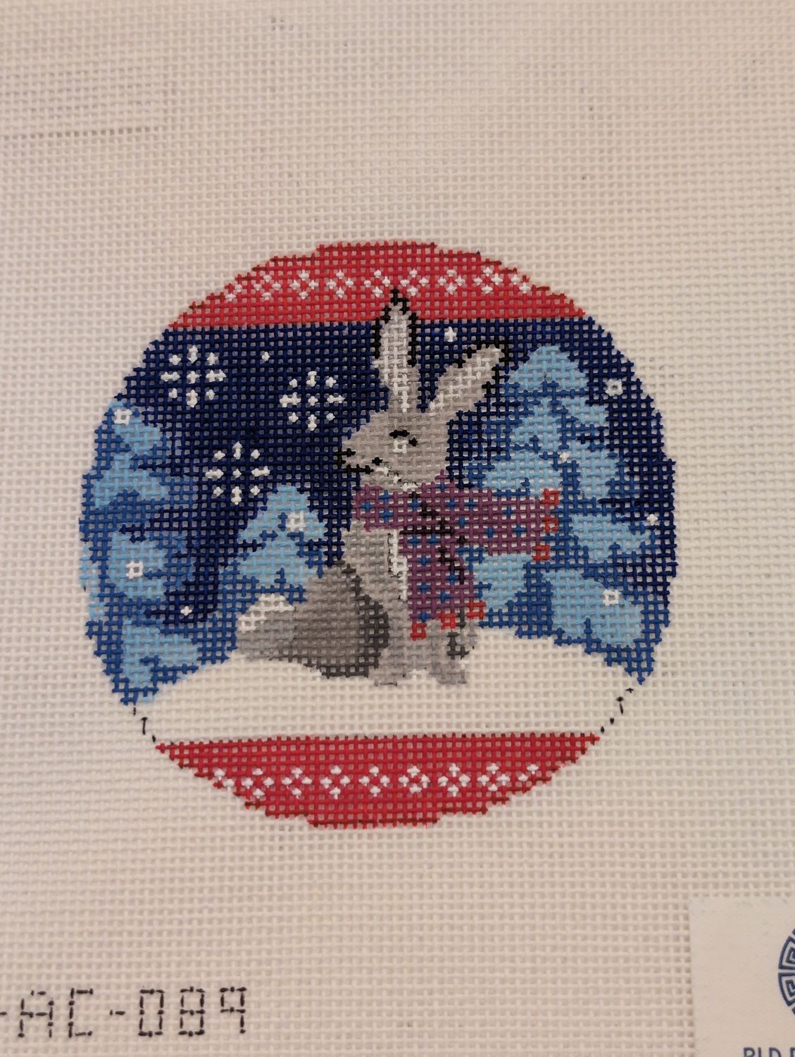 Woodland Rabbit in Blue
