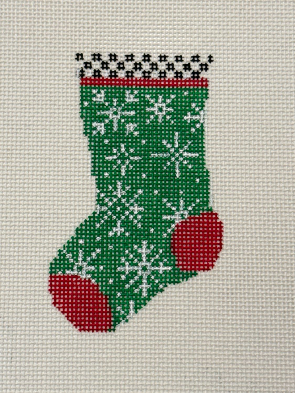 Micro Snowflake Stocking