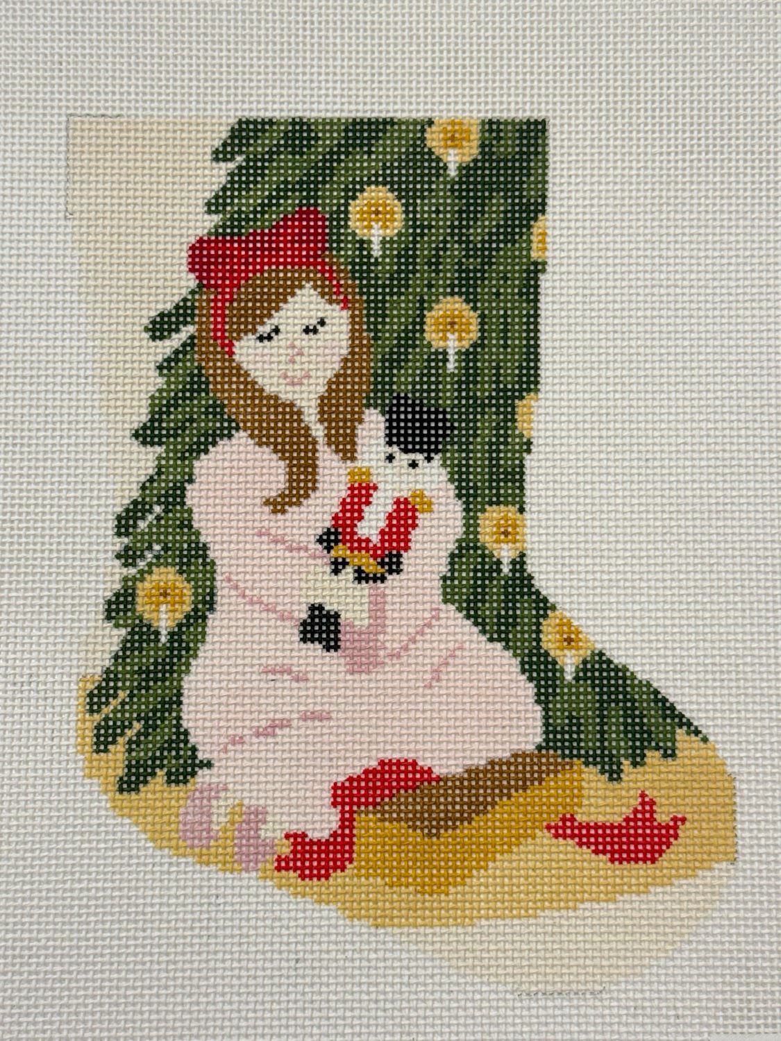 Clara with Nutcracker Midsize Stocking
