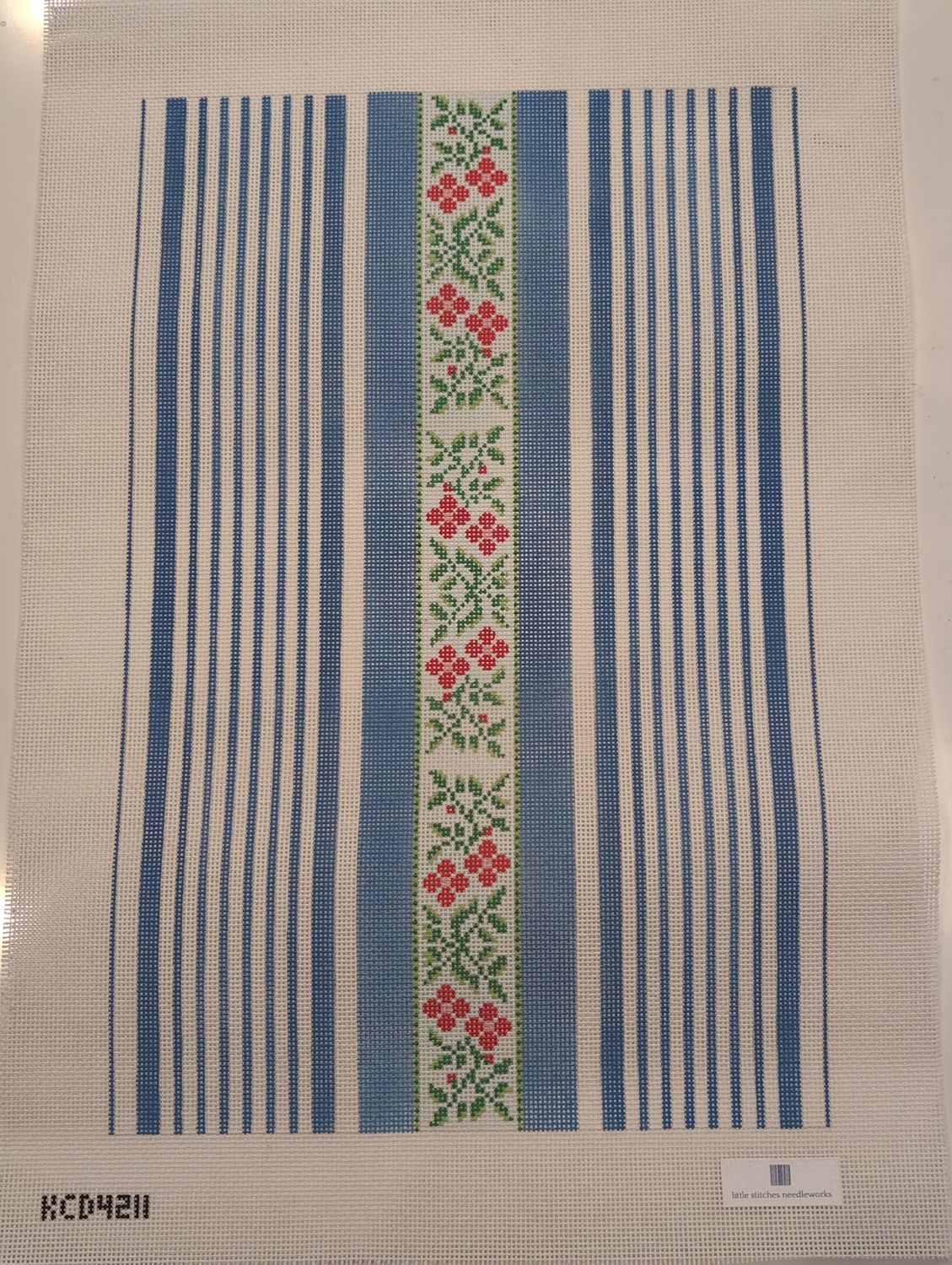 Ribbon Ticking Tri-fold Clutch or Pillow