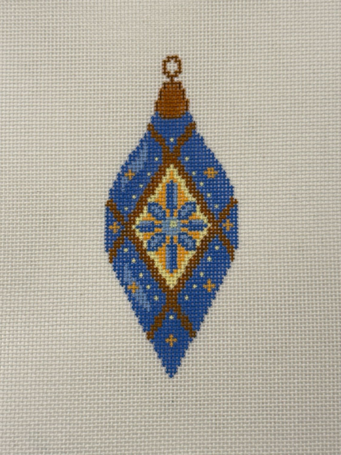 Vintage Ornament True Blue