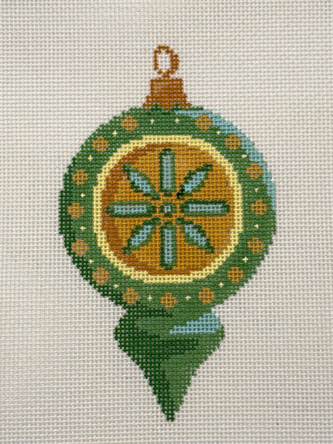 Vintage Ornament Green