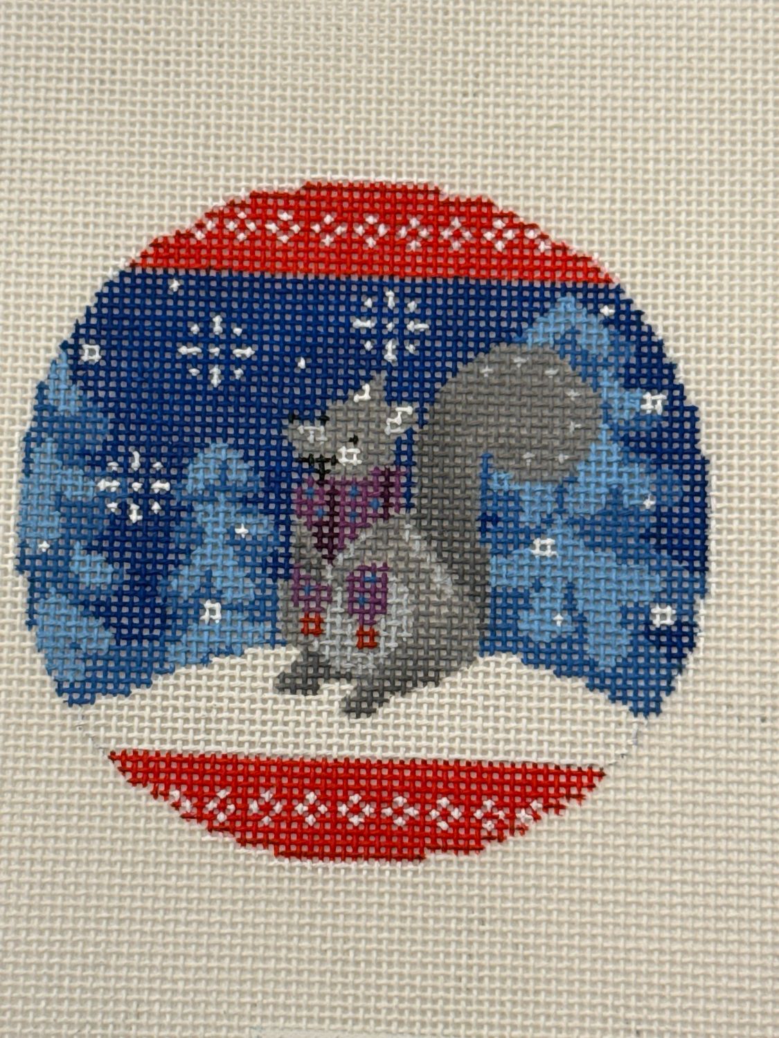 Woodland Squirrel in Blue