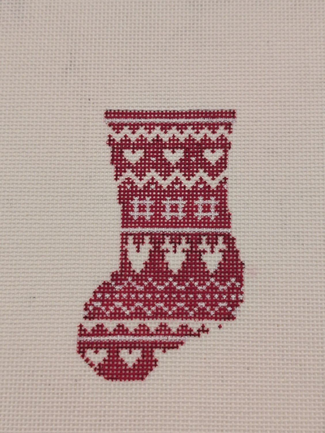 Micro Red Sweater Stocking