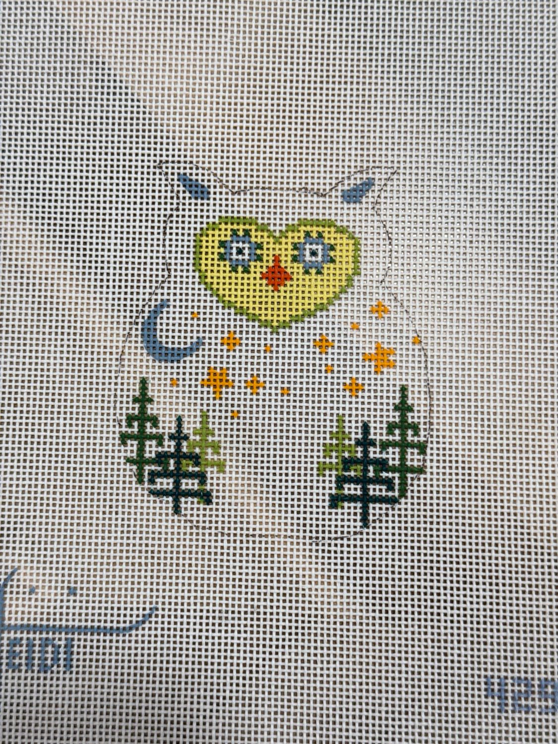 Moon and Stars Baby Owl