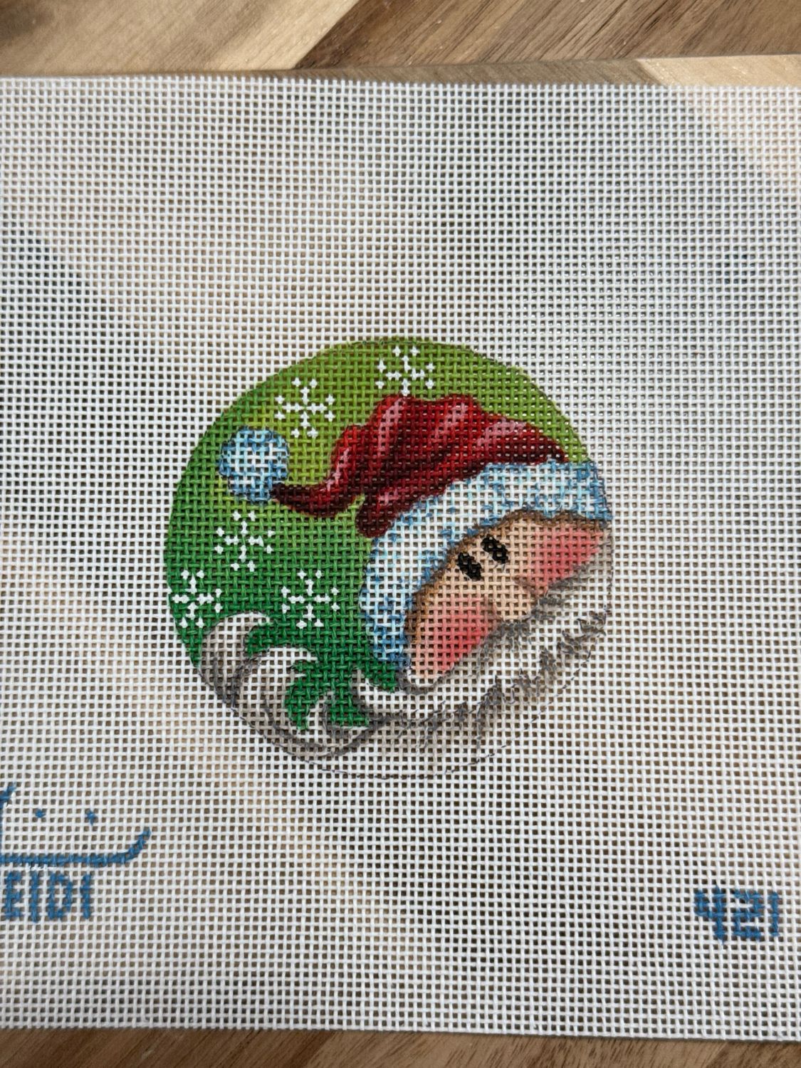 Peeking Santa