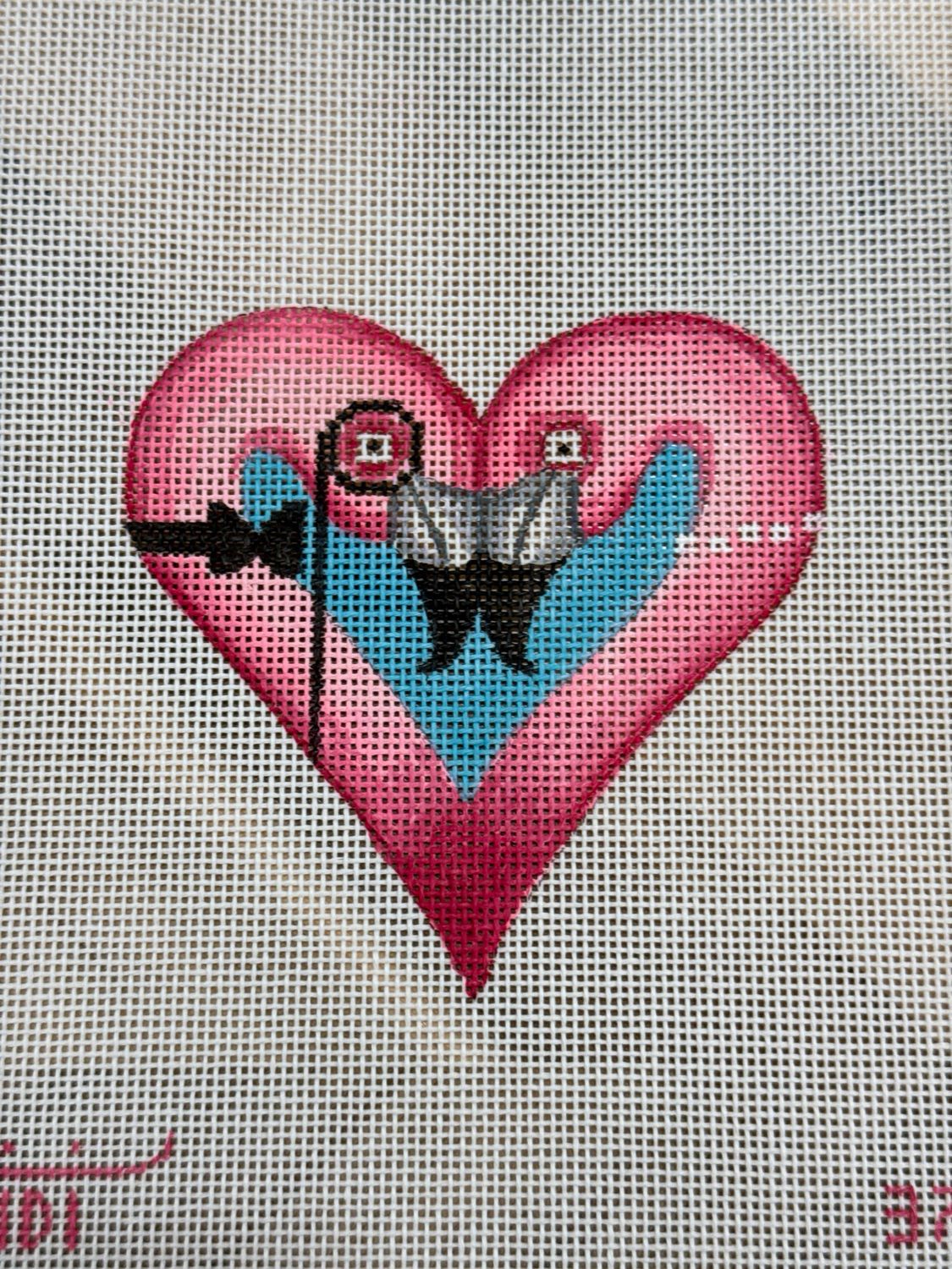 Flamingo Heart