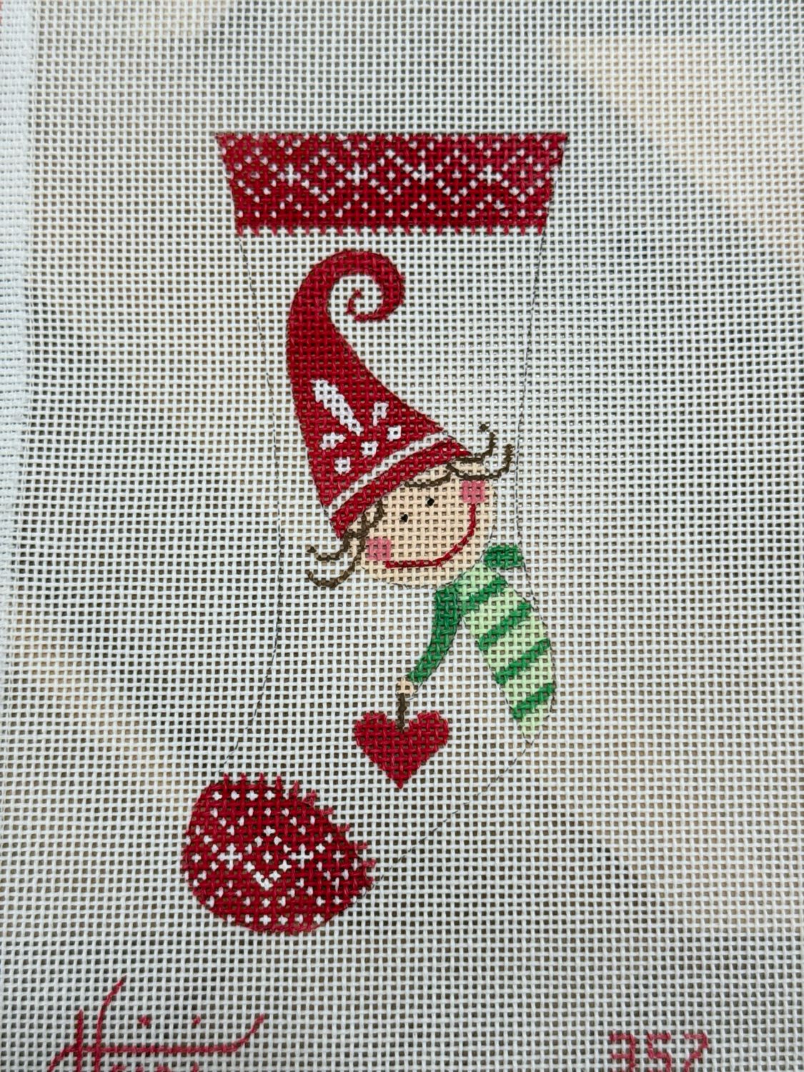 Happy Girl Mini Stocking