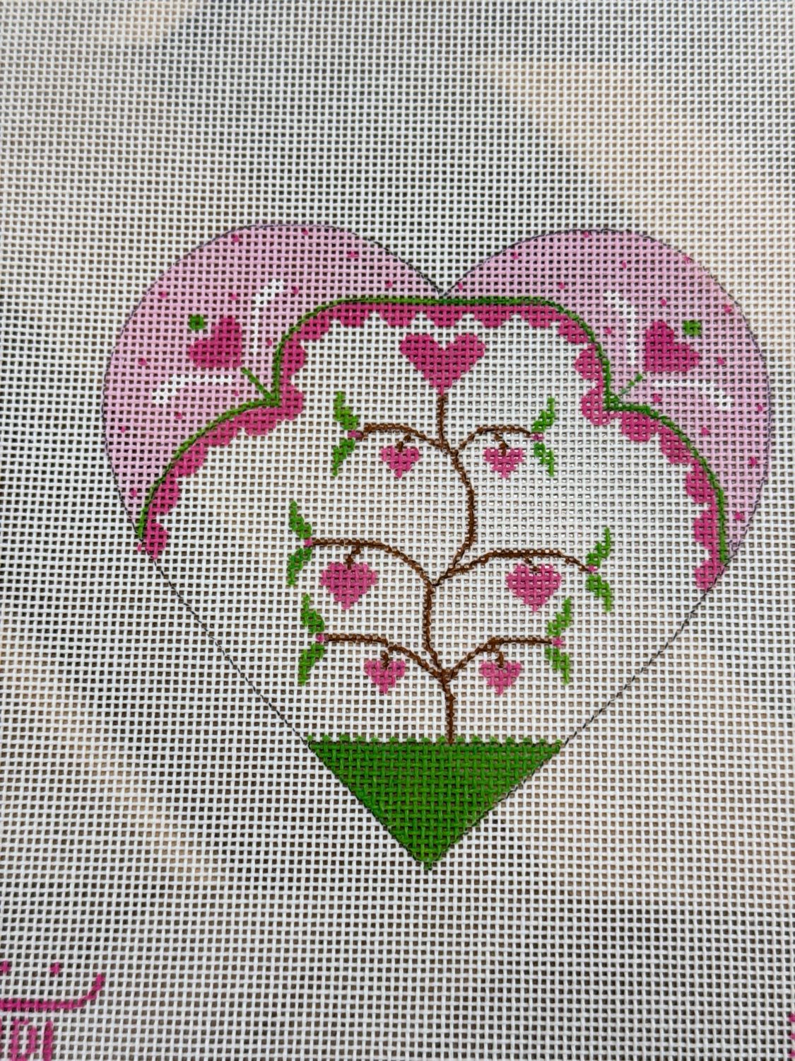 Pink Tree Heart
