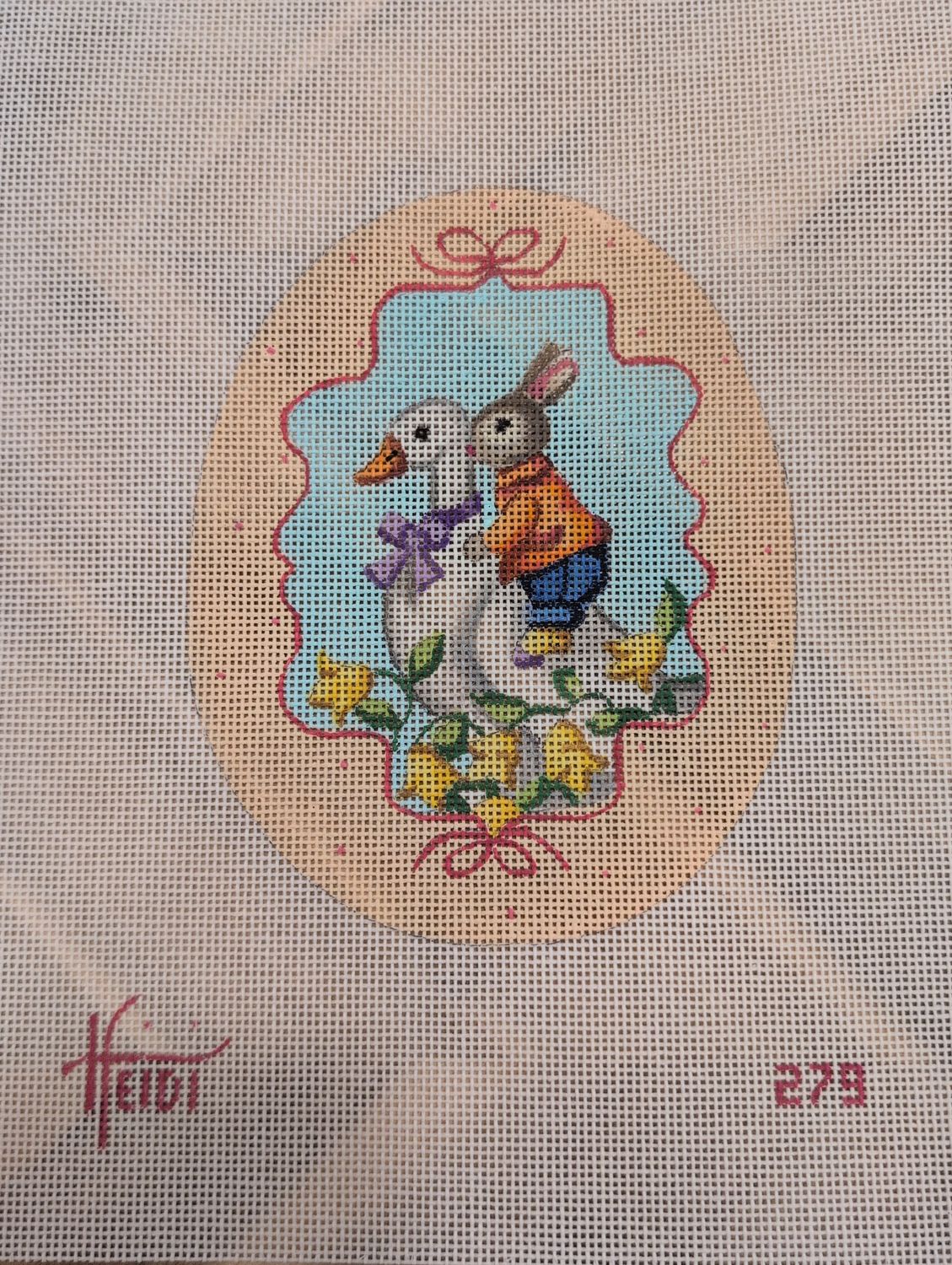 Big Egg with Bunny on Duck