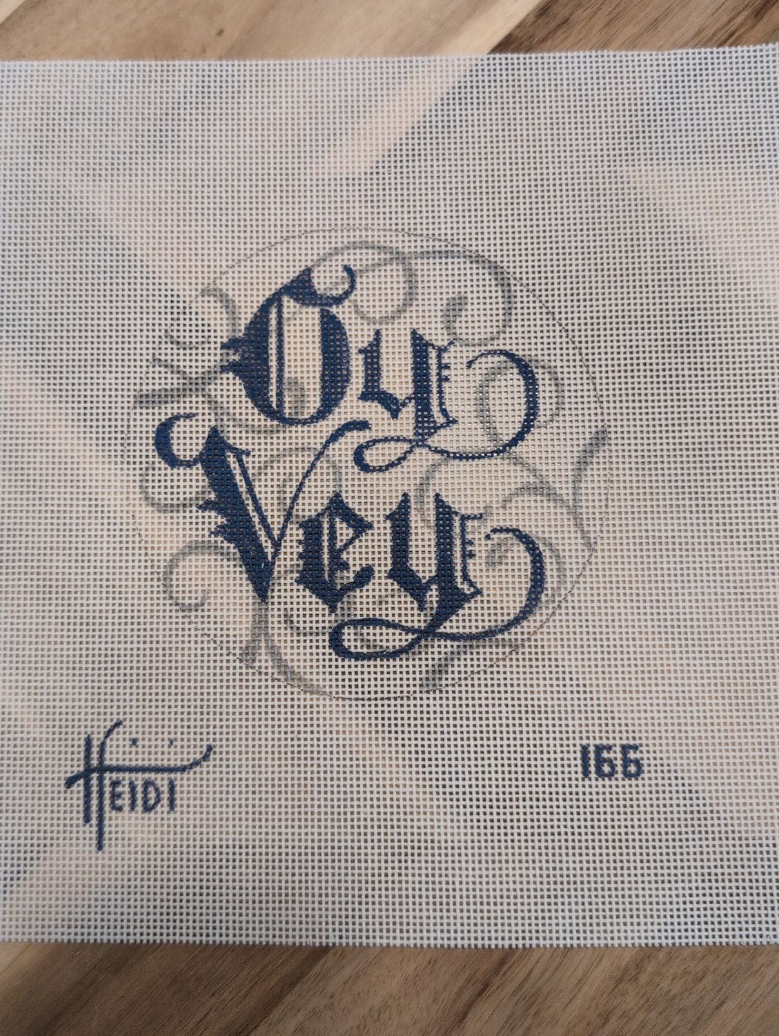 Word Ornament "Oy Vey"
