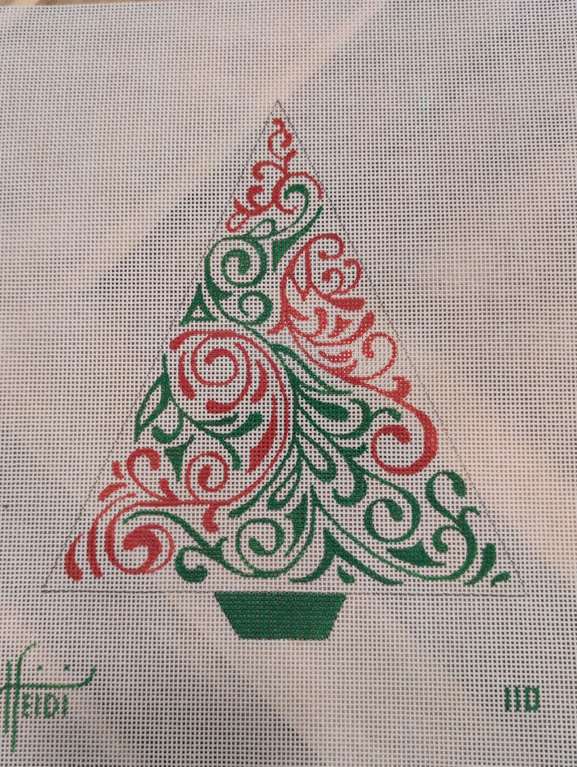 Red and Green Triangle Tree