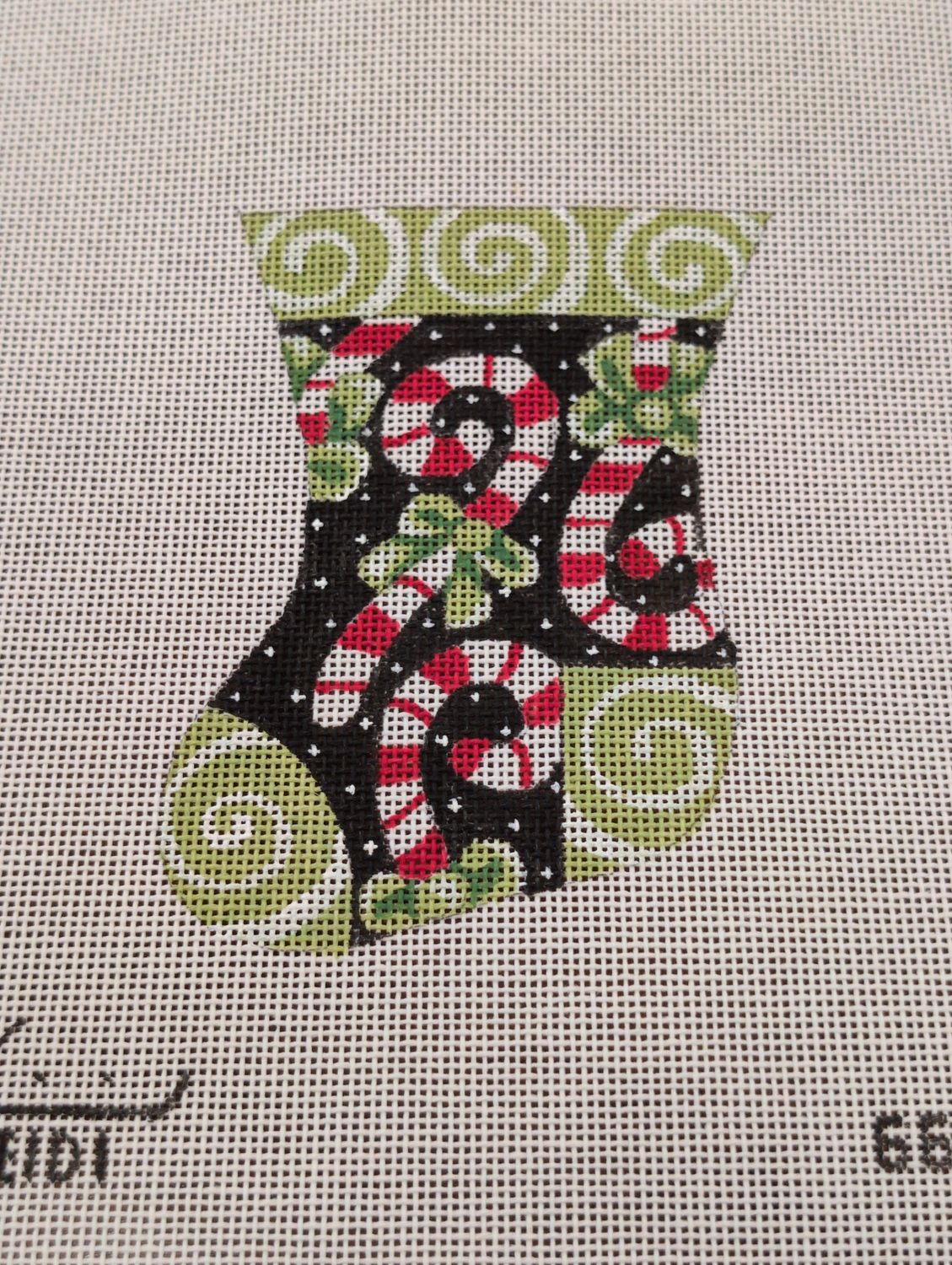 Candy Cane Stocking