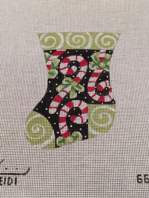 Candy Cane Stocking