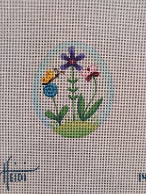 Flower and Butterfly Egg