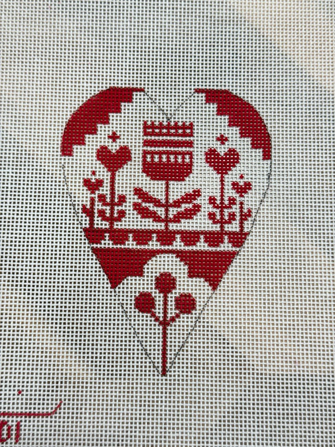 Red Tulip Heart