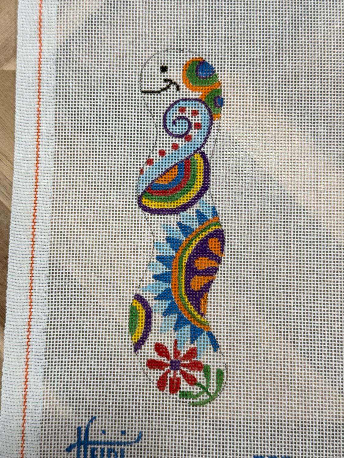 Boho Worm Bookmark