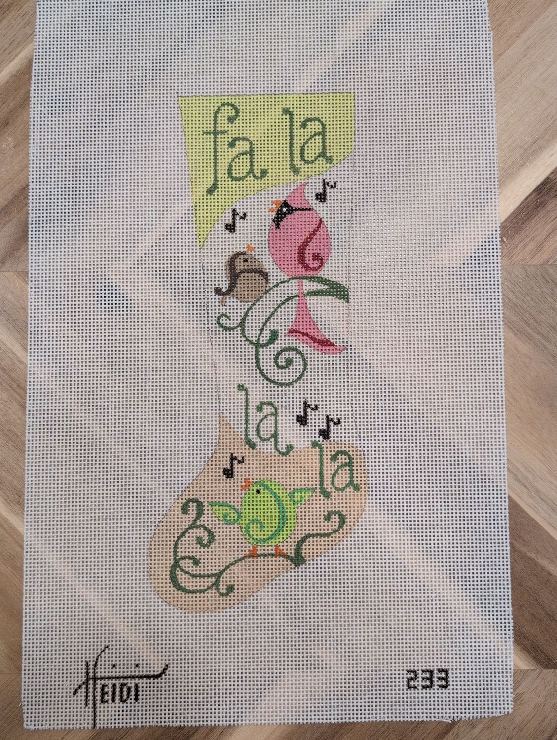 Fa La La Stocking