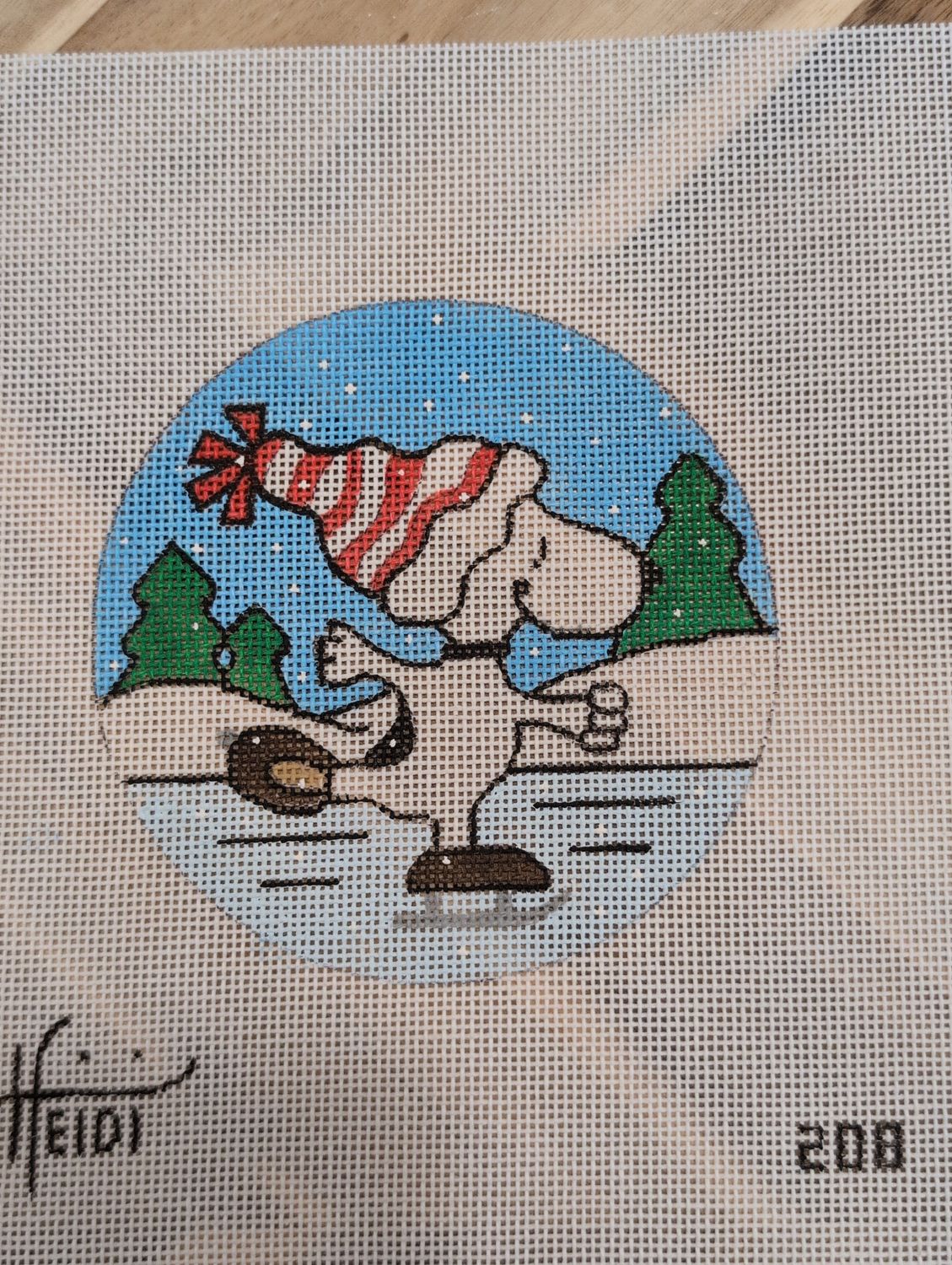 Snoopy Skating