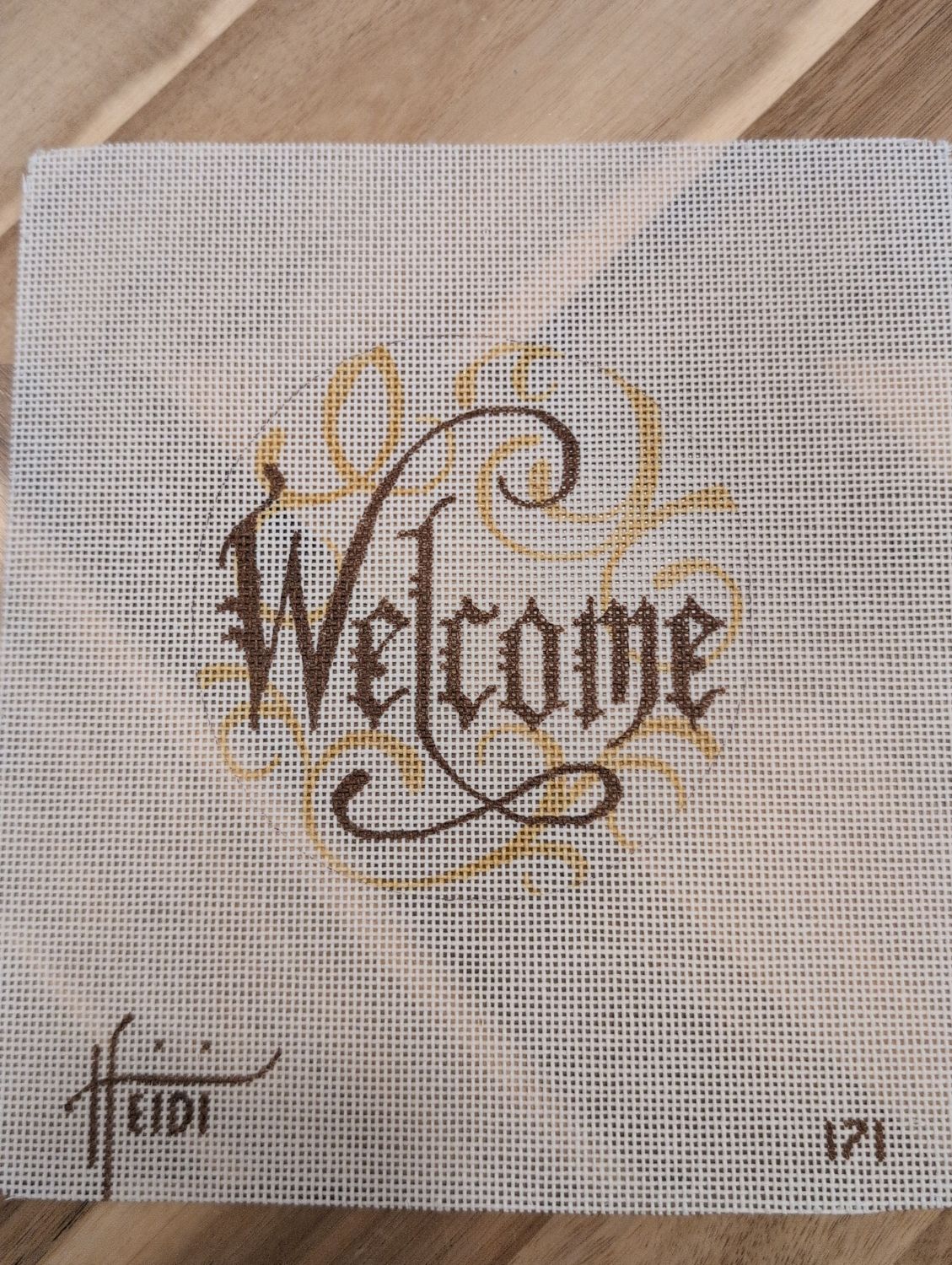 W. "Welcome"