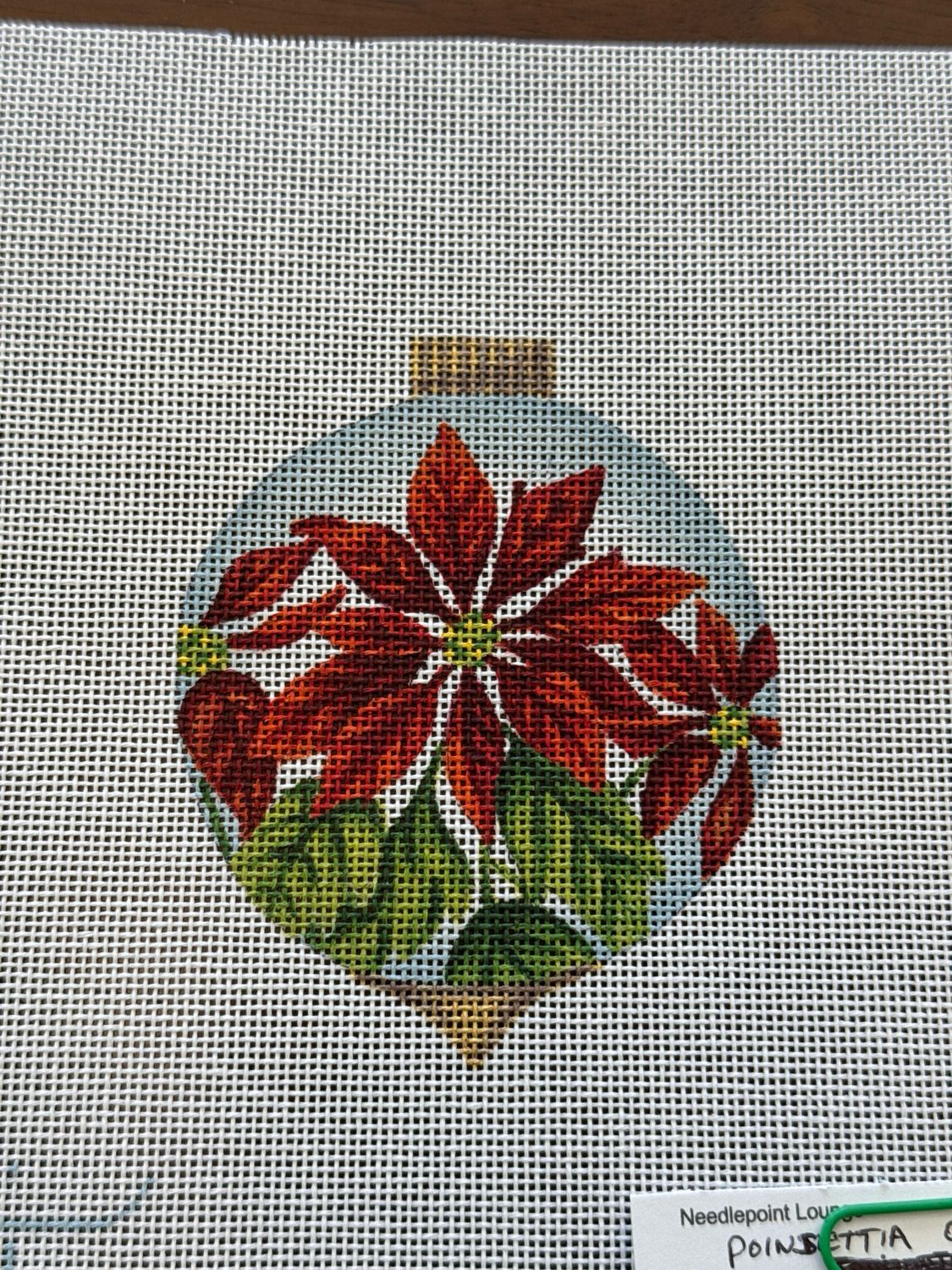 Poinsettia Ornament