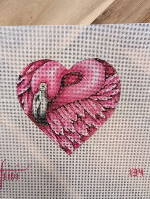 Flamingo Heart