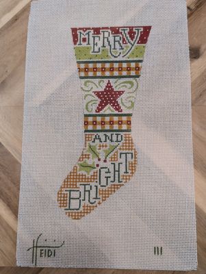 Merry and Bright Stocking
