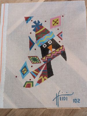 Geometric Penguin Stocking