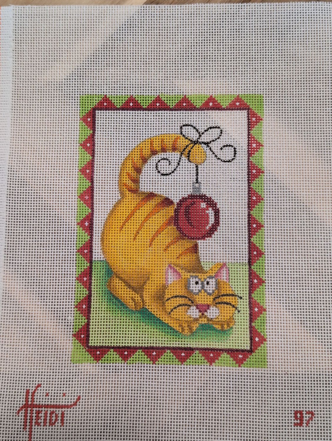 Cat with Ornament