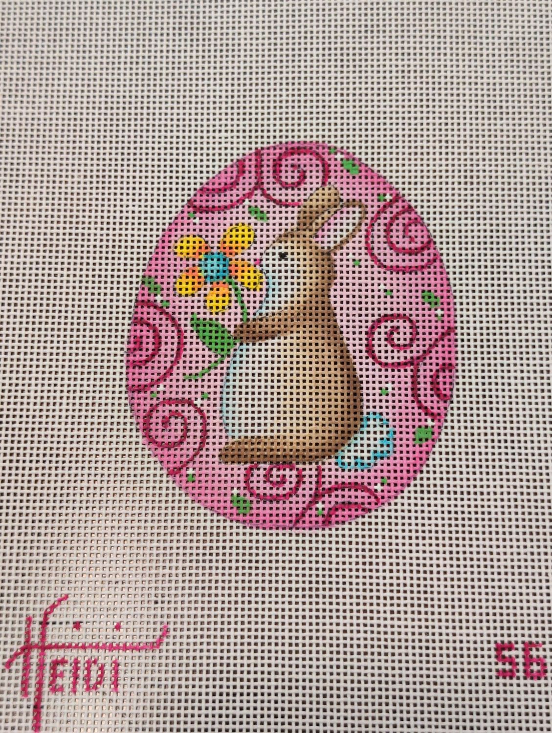Bunny with Flower Egg