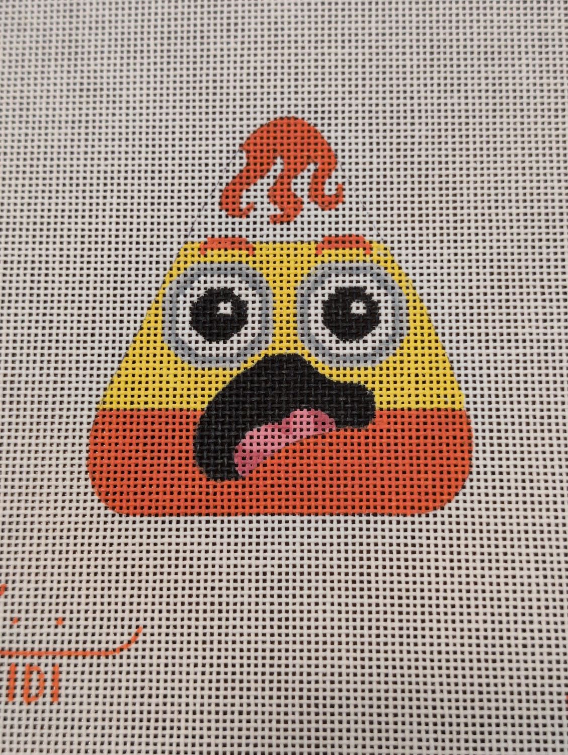 Redheaded Candy Corn