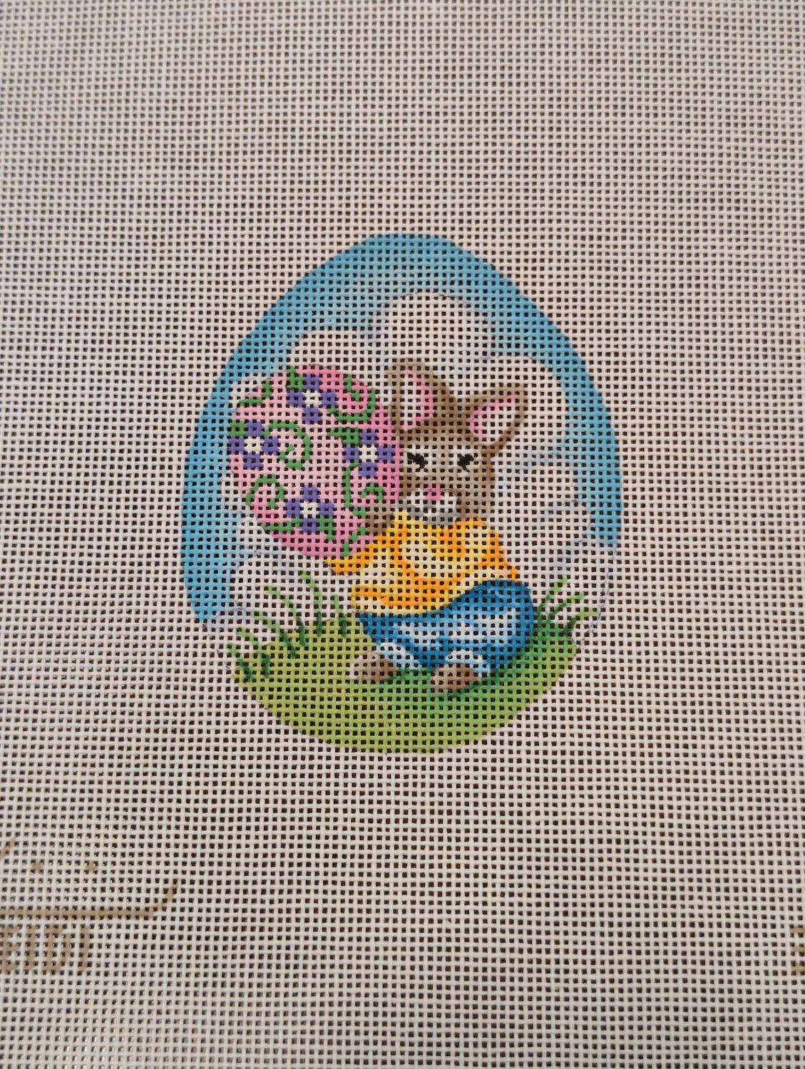 Rabbit Holding Egg
