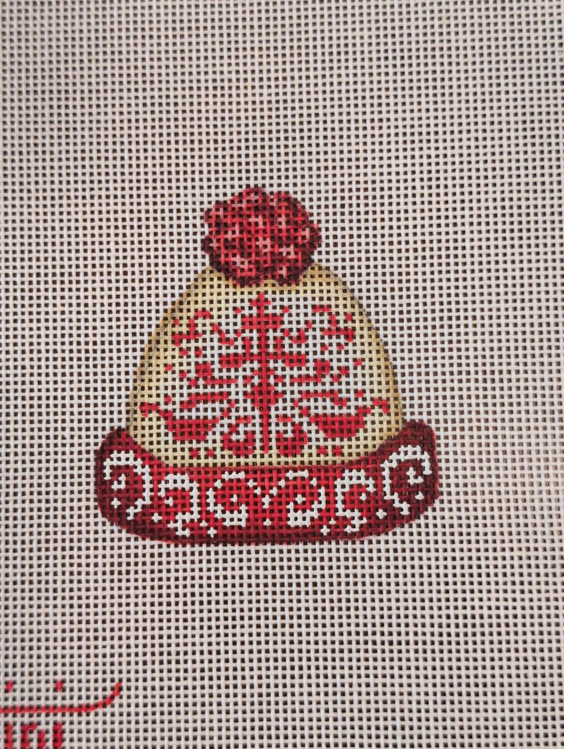 Mini Red and White Hat