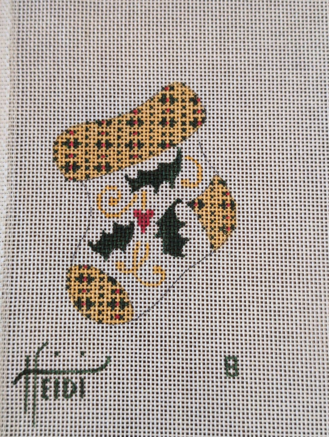 Mini Holly Stocking