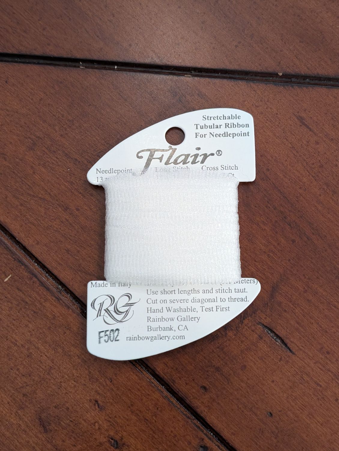 One card of white flair for Hallie M.
