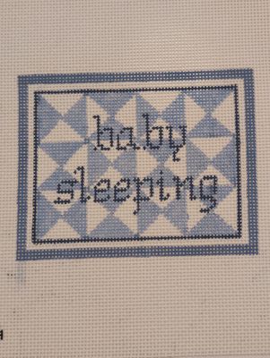 Baby Sleeping Blue